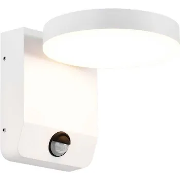 V-TAC LED SVĚTLO NÁSTĚNNÉ / KINKIET KULATÝ NEUTRÁLNÍ BÍLÉ S ČIDLEM POHYBU IP65