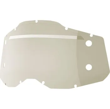 Motocyklové brýle Fólie do Roll-Off systému 100% Forecast Accuri 2 / Racecraft 2 / Strata 2 kouřová, univerzální velikost