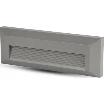 Nástěnné svítidlo Nástěnné LED schodišťové svítidlo ŠEDÉ IP65 VT-1162