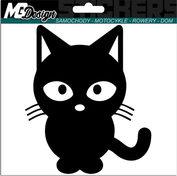 Samolepicí dekorace na vozidlo SAMOLEPKA na auto KOČKA KOTĚ CAT KITTY 15x12,5 cm