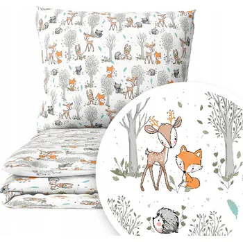 Povlečení Sada povlečení Čtyři Sloni 100 x 135 cm, vícebarevné