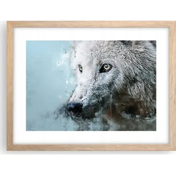 Obraz Obraz plakát v rámu světlý dub do obýváku 40x30 zvířata foto na zeď