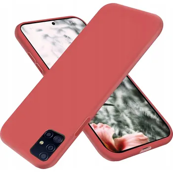 Pouzdro na mobilní telefon Zadní Kryt SOFTCASE pro Samsung Galaxy A71 růžový