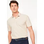 INESIS Pánské golfové polo s krátkým rukávem 3XL BÉŽOVÁ