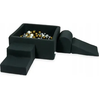 Dětské hřiště Pěnové dětské hřiště s čtvercovým bazénem grafit