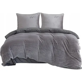 Povlečení TLUSTÉ POVLEČENÍ MIKROFIBRA-MEDVÍDEK 160x200 ZIMNÍ TEPLO NA ZIMU S VÝŠIVKOU