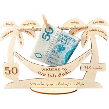 Obraz DÁREK K NAROZENINÁM 18-99 PRO ŽENU CHLAPA PALMA GRAVÍROVÁNÍ VYSOKÁ KVALITA