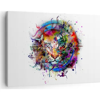 Obraz Obraz na plátně do obýváku, ložnice 70x50 abstrakce foto obrazy na zeď