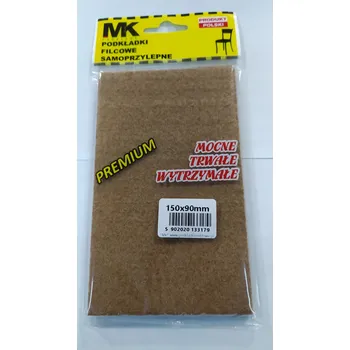 Podložka pod nábytek Filcová podložka pod nábytek 150x90 mm, grafitová