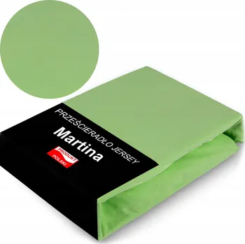 Prostěradlo Prostěradlo Jersey s Gumou 90x200 Prodyšné Měkké Pevné Barva ZELENÁ