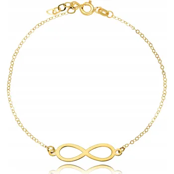 Náramek Zlatý náramek 585 Nekonečno Zlato Gravírování