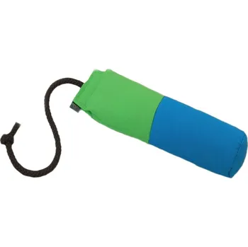tréninková pomůcka pro psa Bracco Bumper Dummy Marking Long Throw plovoucí aport Modrá/zelená Váha: 500g