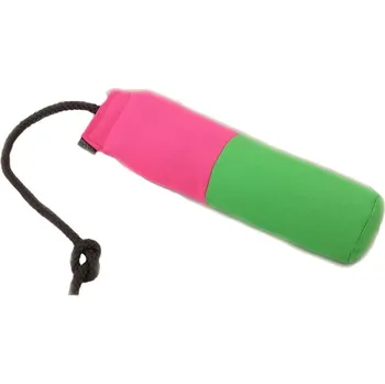 tréninková pomůcka pro psa Bracco Bumper Dummy Marking Long Throw plovoucí aport Zelená/růžová Váha: 500g
