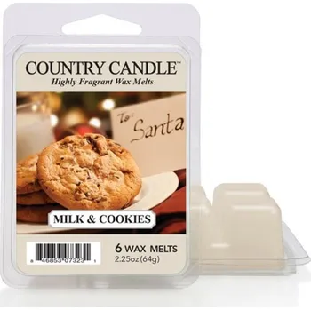 vonný vosk Country Candle Milk & Cookies Vonný Vosk, 64 g