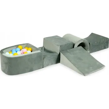 Dětské hřiště Pěnové dětské hřiště - tunel bazén micro šedé