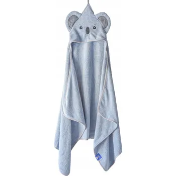 Texpol Bambusová osuška s kapucí 70x140cm KOALA denim blue