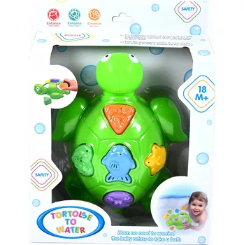 Hračka pro nejmenší ŽELVA DO KOUPELE FORMIČKY HRAČKA DO VANY DO VODY PRO DĚTI