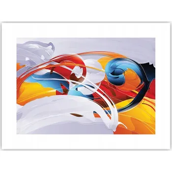 Obraz Obraz plakát do obýváku ložnice 40x30 abstrakce foto na zeď bez rámu