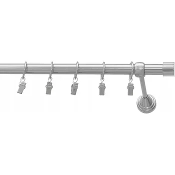 Garnýž Garnýž jednoduchý stropní 19 TICHÁ KOLEČKA 150 cm černý loft bílý stříbrný