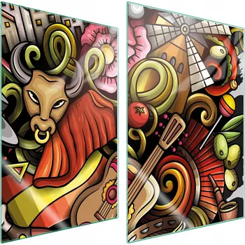 Obraz Krájecí deska TMK ArtDeko sklo 2 ks