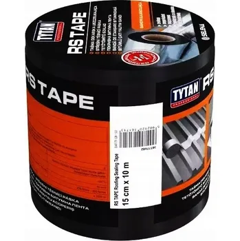 Lepicí páska Střešní těsnicí páska RS TAPE Tytan Professional 15 cm x 10 m, černá