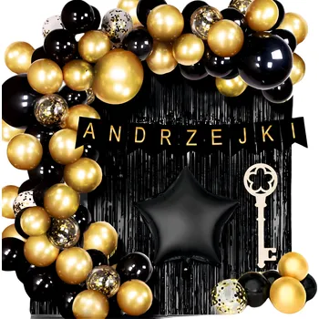 Balónek SADA DEKORACÍ NA ANDREJSKOU ZÁBAVU BALÓNKOVÁ GIRLANDA SVATOONDŘEJSKÁ NOC BALÓNKY