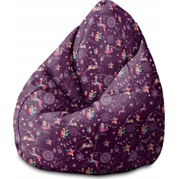 Taburet Taburet vak DreamRoots fialový