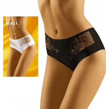 Kalhotky Dámské Kalhotky Wolbar Eco-LA černé XXL