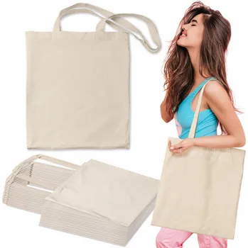 Bavlněná taška Allbag béžová 38x42 cm 220 g/m2 ekologická