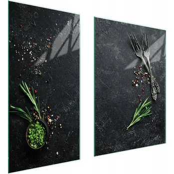 Kuchyňské prkénko Krájecí deska TMK ArtDeko sklo 2 ks