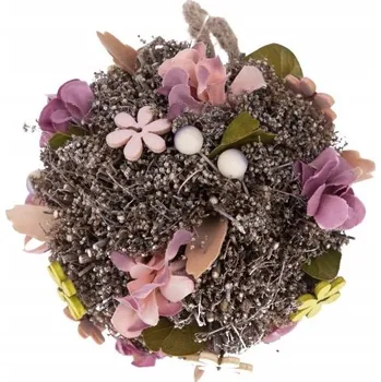 Obraz Dekorativní koule přírodní sušené květy 9 Cm Velikonoce