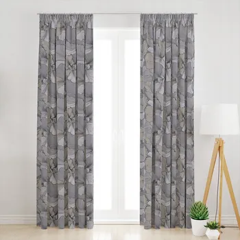 Obraz Závěs polozatemňovací s řasící páskou, na žabky 145 cm x 200 cm