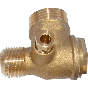 Ventil Mosazný zpětný ventil 1/2"V x 3/4"V ADLER