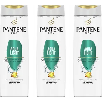 Šampon Sada 3x Pantene Pro-V Aqua Light Šampon na vlasy 400 ml