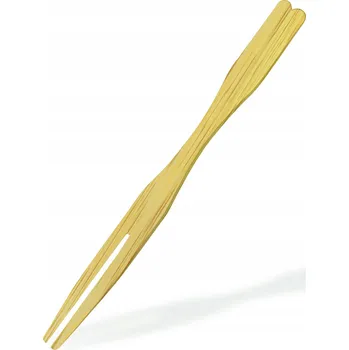 Jednorázové nádobí 100 ks PÁRÁTKA DŘEVĚNÉ TYČINKY NA JEDNOHUBKY