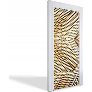 Fototapeta Dekorativní samolepka na dveře oživí vzhled Geometrická vazba 75x205 cm
