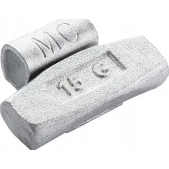 Sada na opravu pneumatiky Závaží na kola naklepávací 15g FE pro hliníkové disky, 100 KUSŮ
