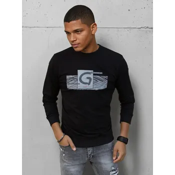 Pánská mikina Pánská mikina s potiskem BX5369 Barva: Černá, Velikost: L