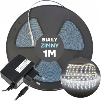 LED osvětlení LED pásek do kuchyně bílý studený 1m se zdrojem