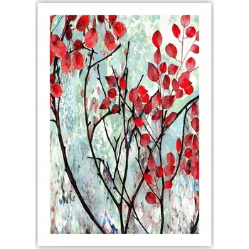 Obraz Plakát bez rámu do obýváku ložnice 50x70 abstrakce moderní módní obraz