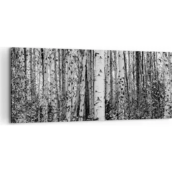 Obraz Foto obraz na plátně canvas 100x40 les obývák ložnice na zeď velký