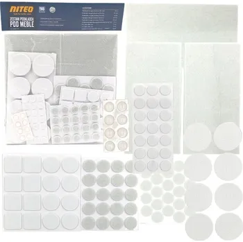Podložka pod nábytek Niteo Sada podložek pod nábytek Podložky plst 98 ks bílé
