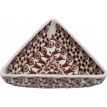 Keramická miska trojúhelník, keramika Bolesławiec