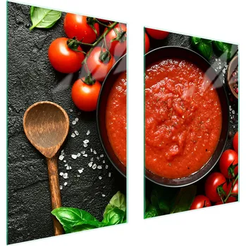 Kuchyňské prkénko Krájecí deska TMK ArtDeko sklo 2 ks