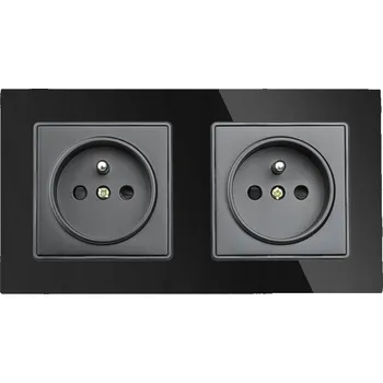 Elektrická zásuvka Interlook nástěnná Elektrická Zásuvka černá