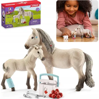 Figurka SLH42430 Schleich Horse Club - Sada první pomoci pro koně 5+ Hann
