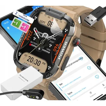 Hodinky Chytré Hodinky Rubicon RNCF07 zelené