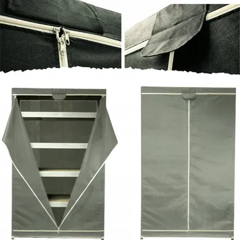 Obraz Ochranný obal na regál 213 x 110 x 50 cm, šedý, odolný