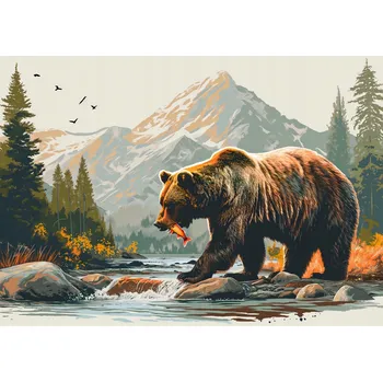 Plakát Plakát Vládce horských potoků bez rámu 42 x 29,7 cm