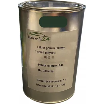 Lak na dřevo Barva Průmyslová polyuretanová barva, polyuretanový lak 1l lesk 2:1 RAL 6020